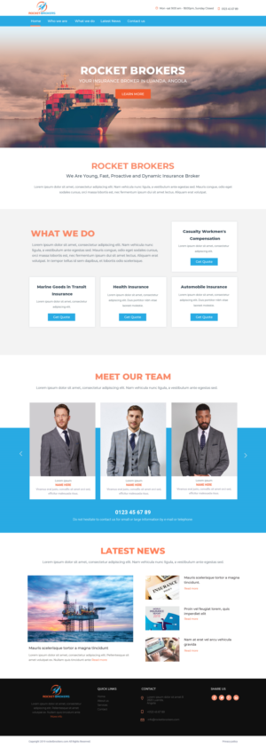 Landing Page Design by Chikki