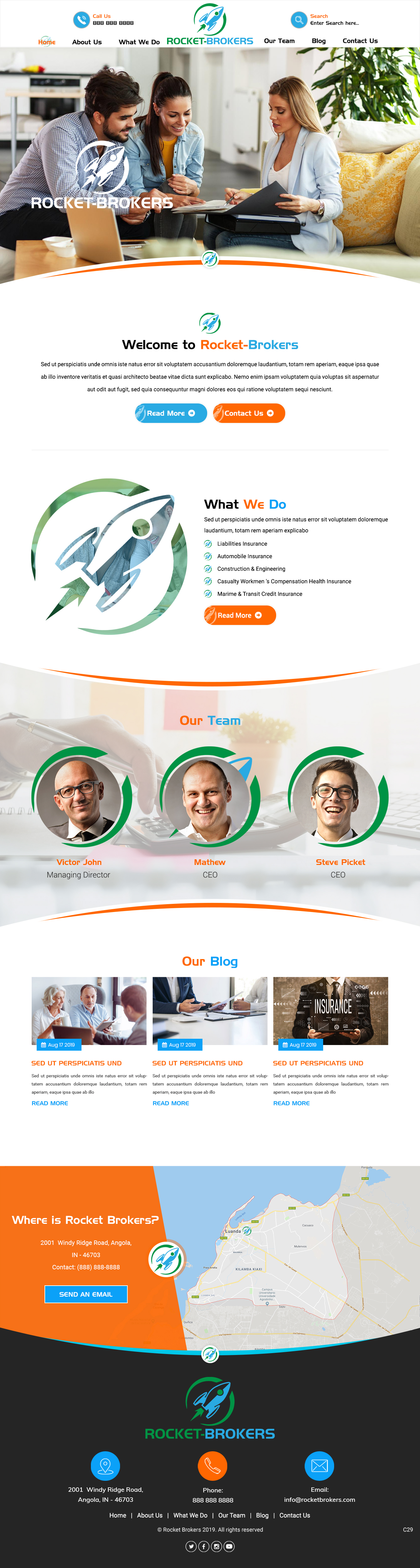 Landing Page Design by pb for ROCKET BROKERS | Design #22439479