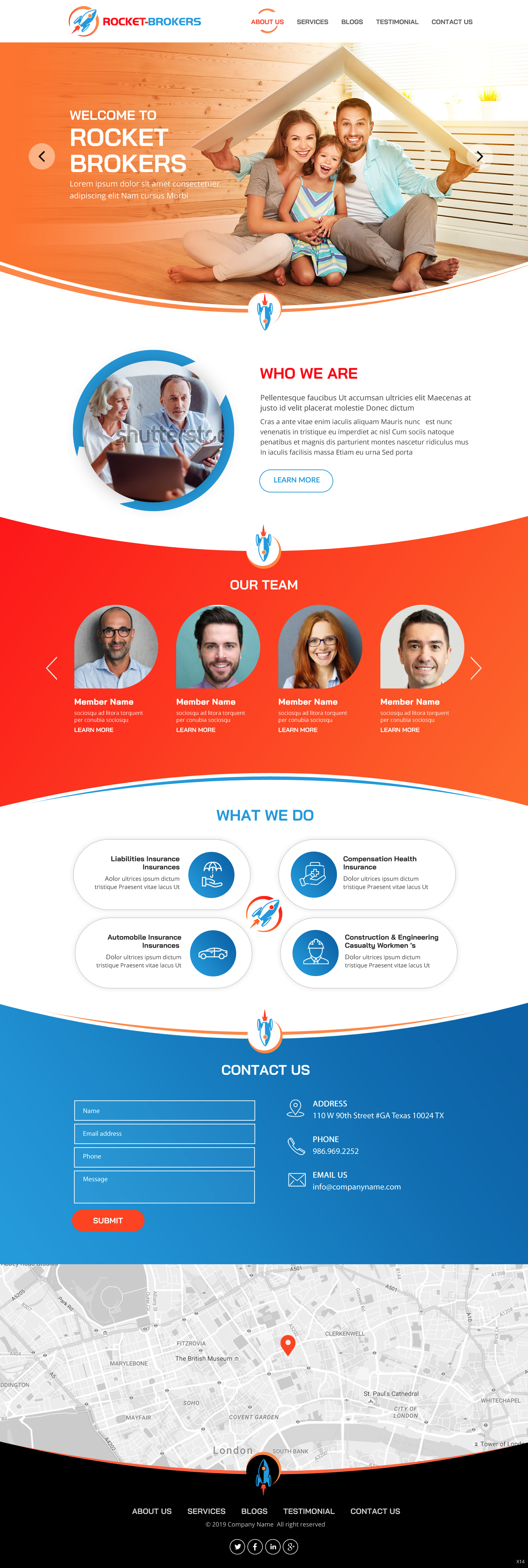 Landing Page Design by pb for ROCKET BROKERS | Design #22439481