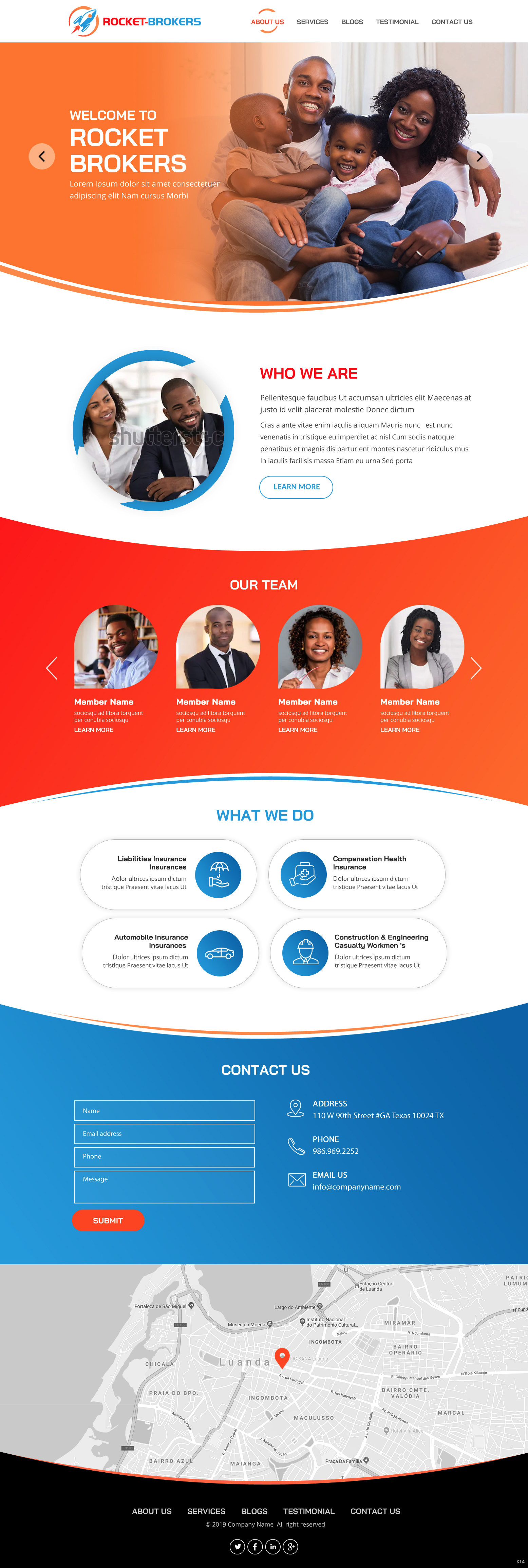 Landing Page Design by pb for ROCKET BROKERS | Design #22454927