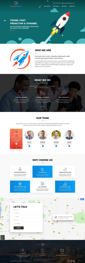 Landing Page Design by Sbss for ROCKET BROKERS | Design: #22467154