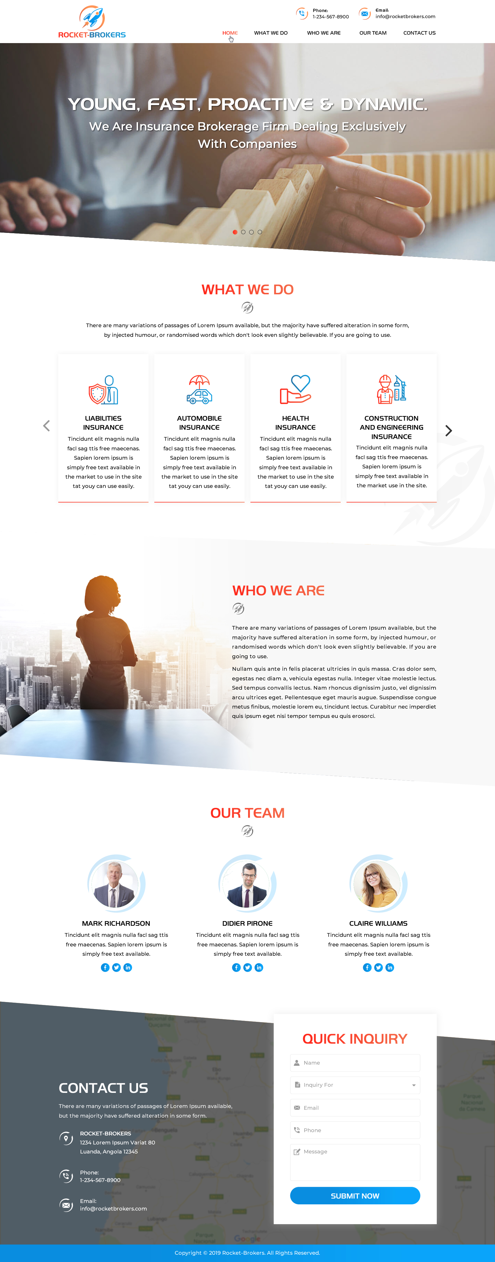 Landing Page Design by Sbss for ROCKET BROKERS | Design #22467155