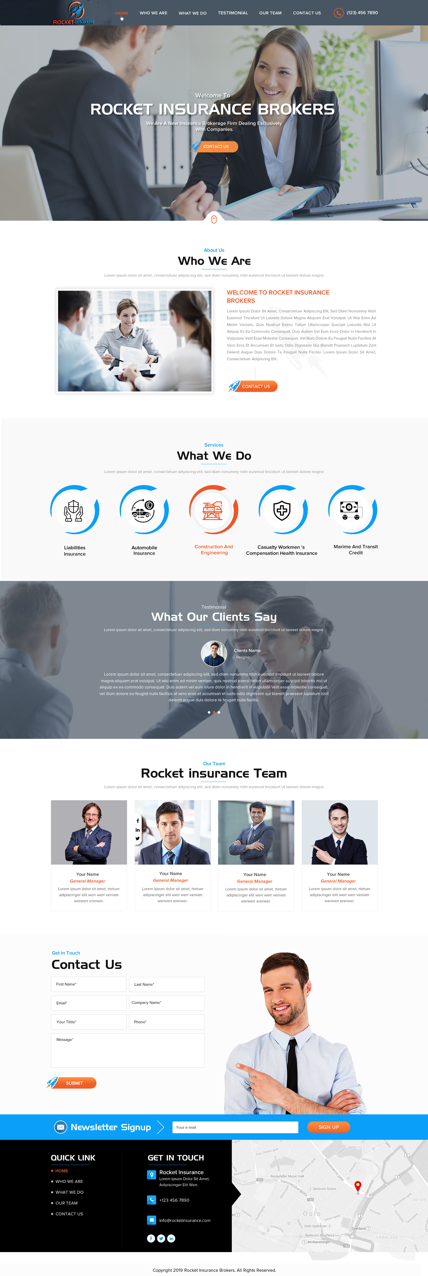 Diseño de Página de Aterrizaje por Sbss para ROCKET BROKERS | Diseño #22467157