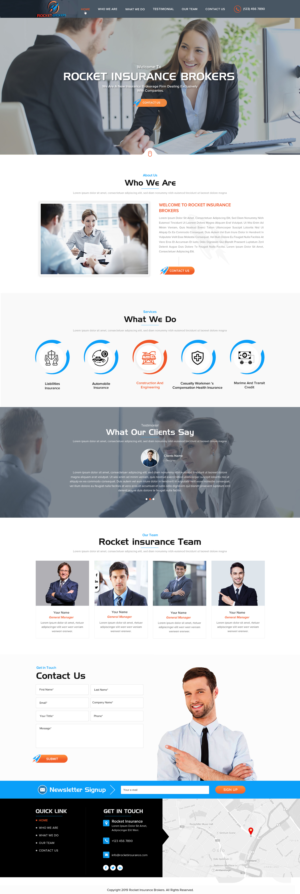 Landing Page Design by Sbss for ROCKET BROKERS | Design: #22467157