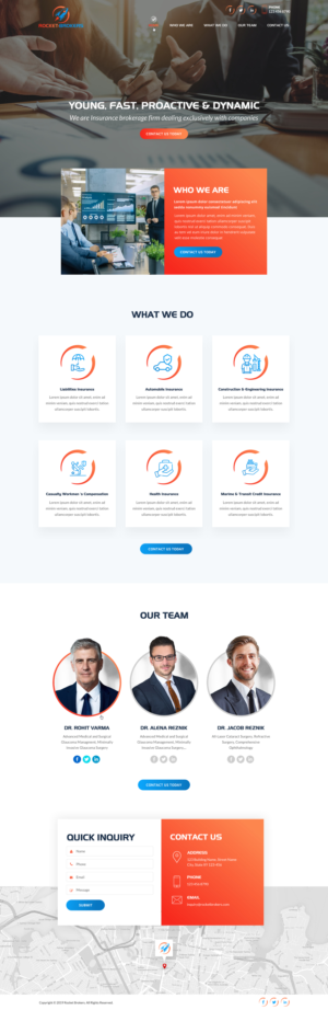 Landing Page Design by Sbss for ROCKET BROKERS | Design: #22467378