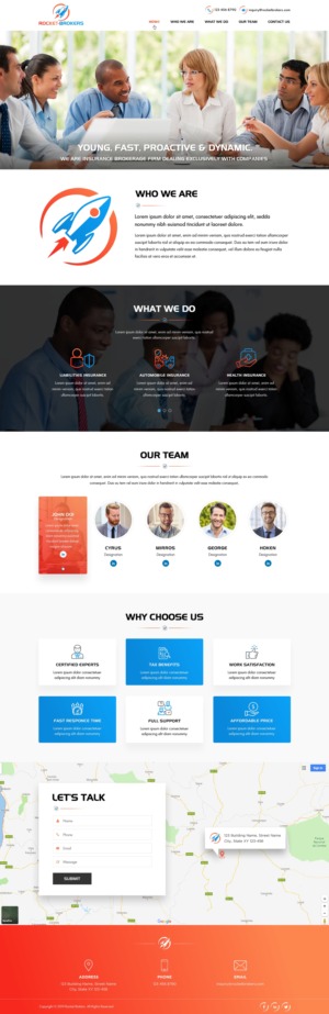 Landing Page Design by Sbss for ROCKET BROKERS | Design: #22467806