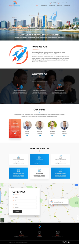 Landing Page Design by Sbss for ROCKET BROKERS | Design: #22467808