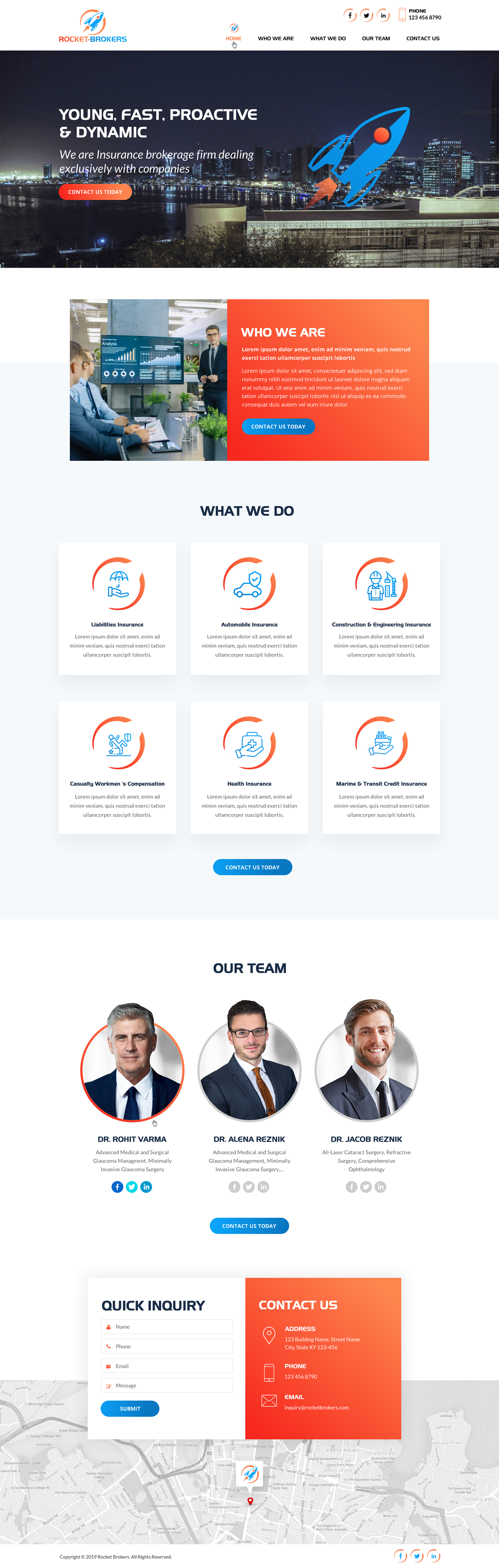 Landing Page Design by Sbss for ROCKET BROKERS | Design #22467810