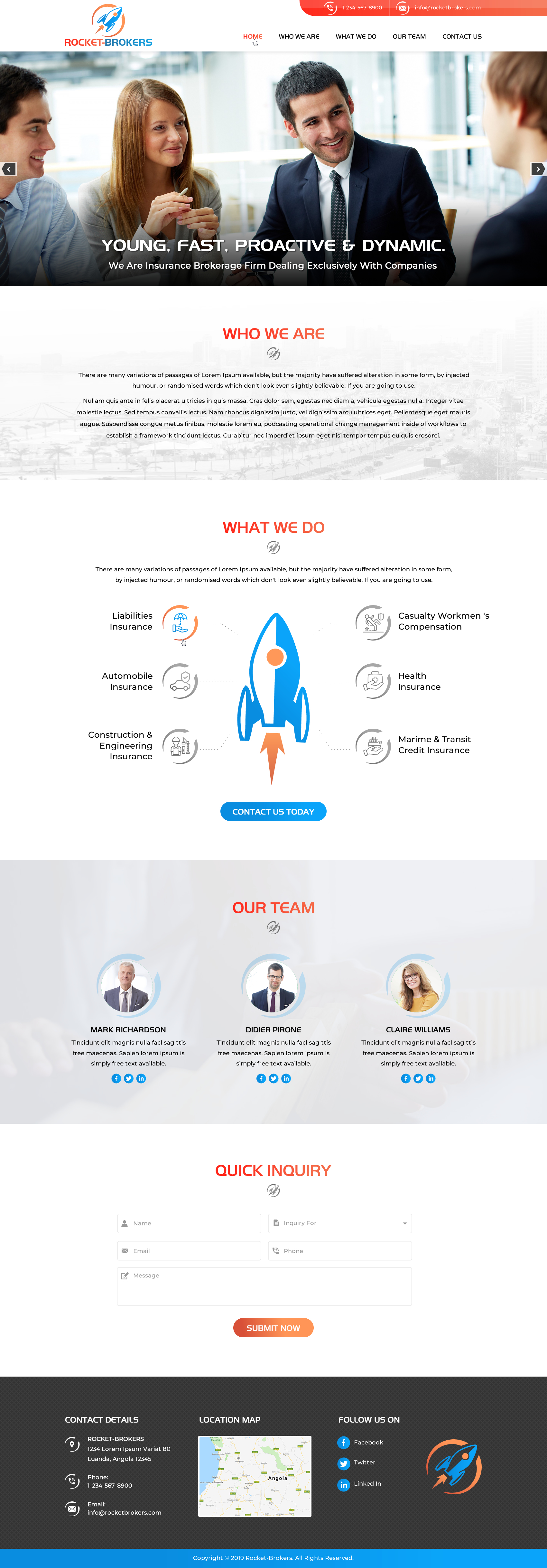 Diseño de Página de Aterrizaje por Sbss para ROCKET BROKERS | Diseño #22467813