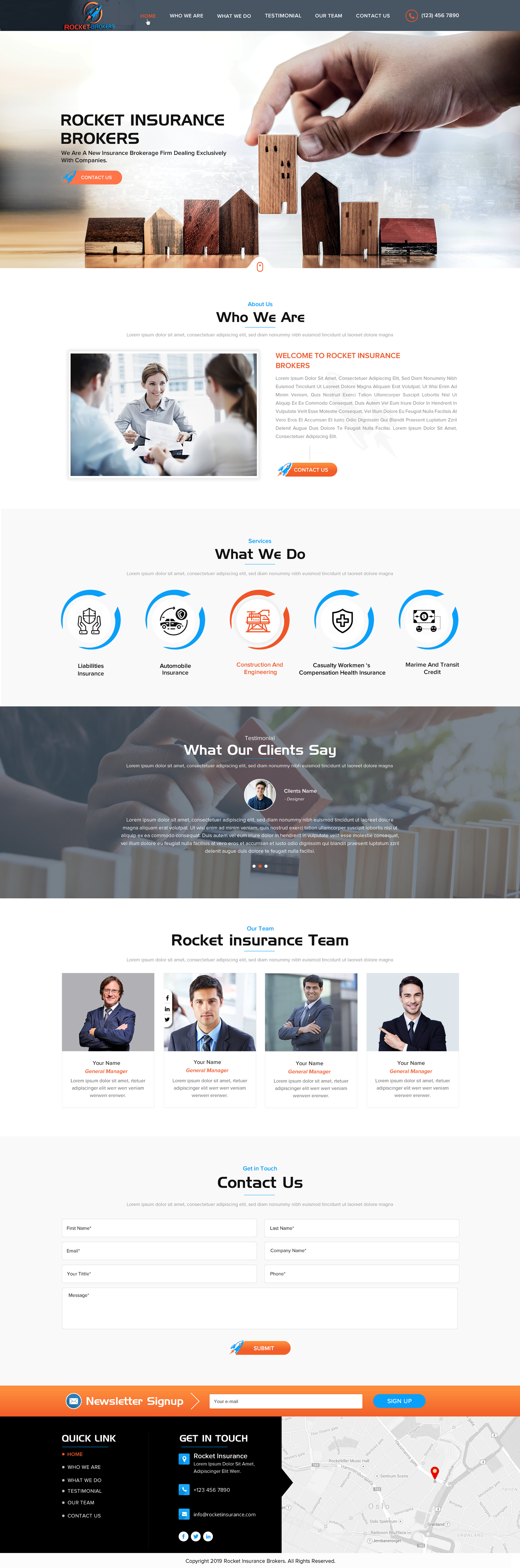 Landing Page Design by Sbss for ROCKET BROKERS | Design #22472085