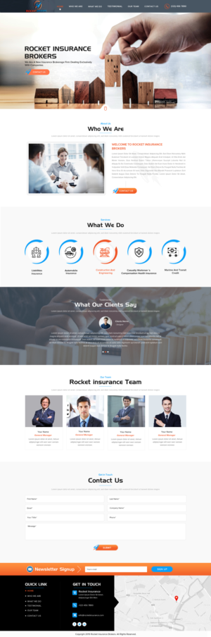 Landing Page Design by Sbss for ROCKET BROKERS | Design: #22472085