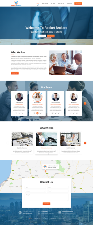 Landing Page Design by Sbss for ROCKET BROKERS | Design: #22472090