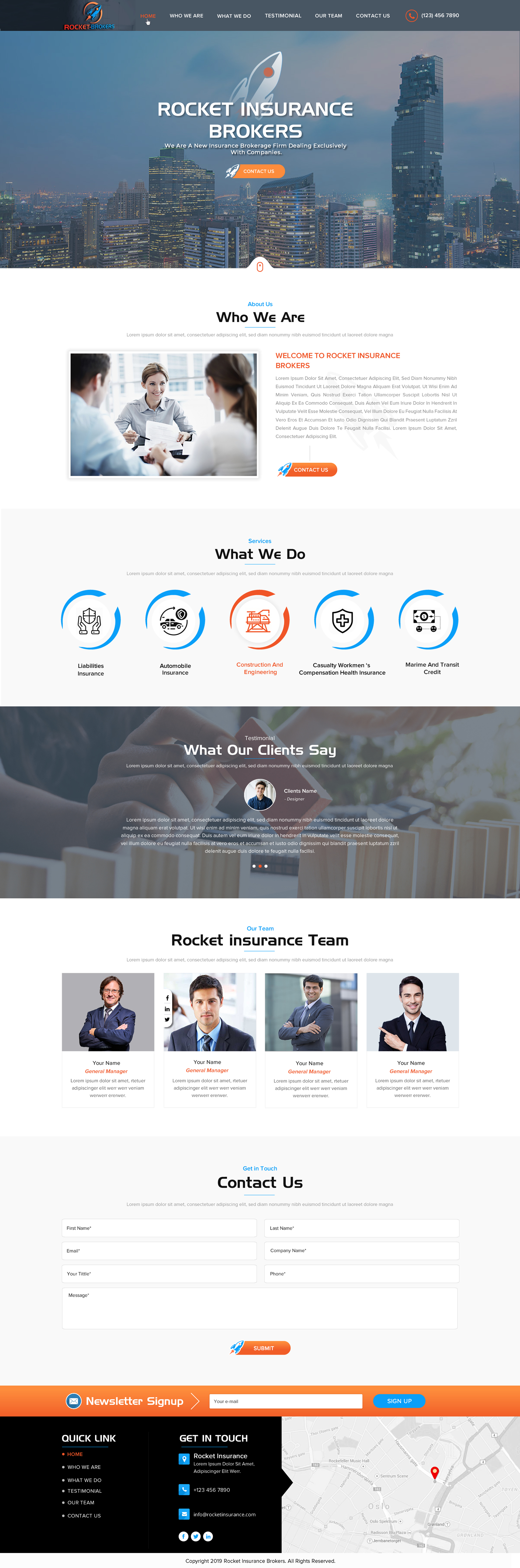 Diseño de Página de Aterrizaje por Sbss para ROCKET BROKERS | Diseño #22472091