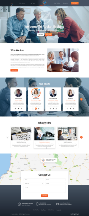 Landing Page Design by Sbss for ROCKET BROKERS | Design: #22472092