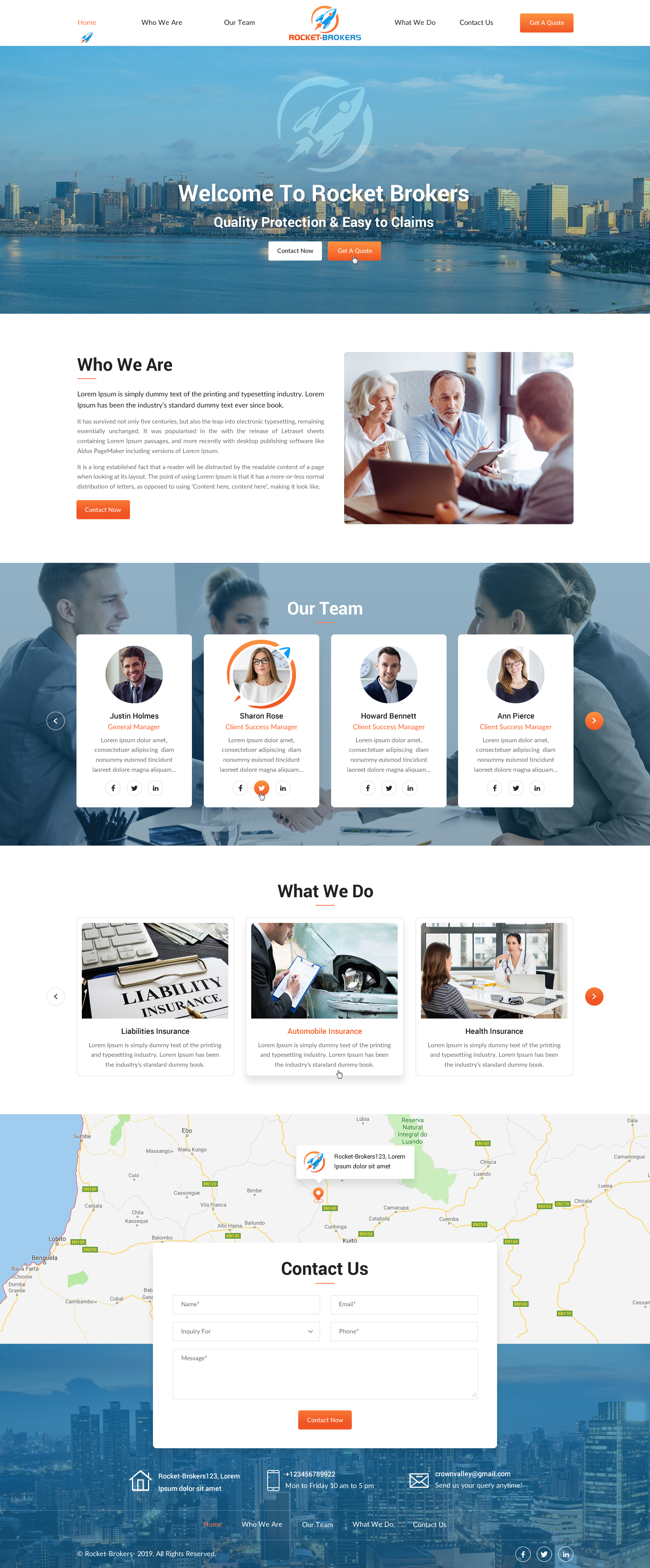 Design de Page d'Accueil par Sbss pour ROCKET BROKERS | Design #22472093