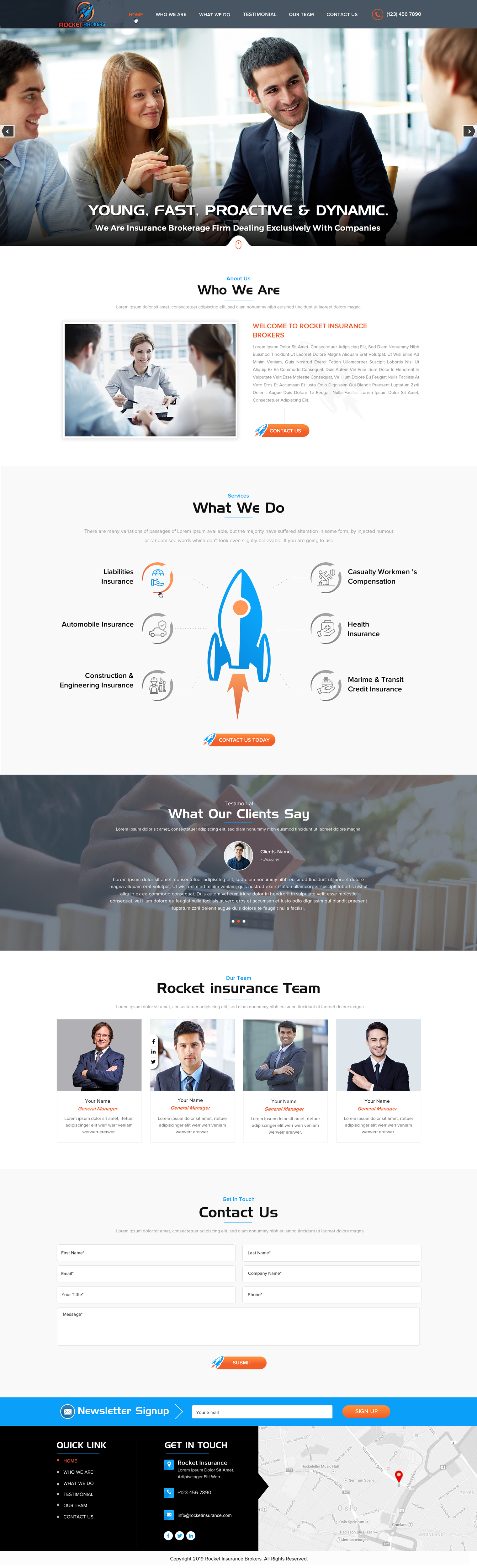 Diseño de Página de Aterrizaje por Sbss para ROCKET BROKERS | Diseño #22475221