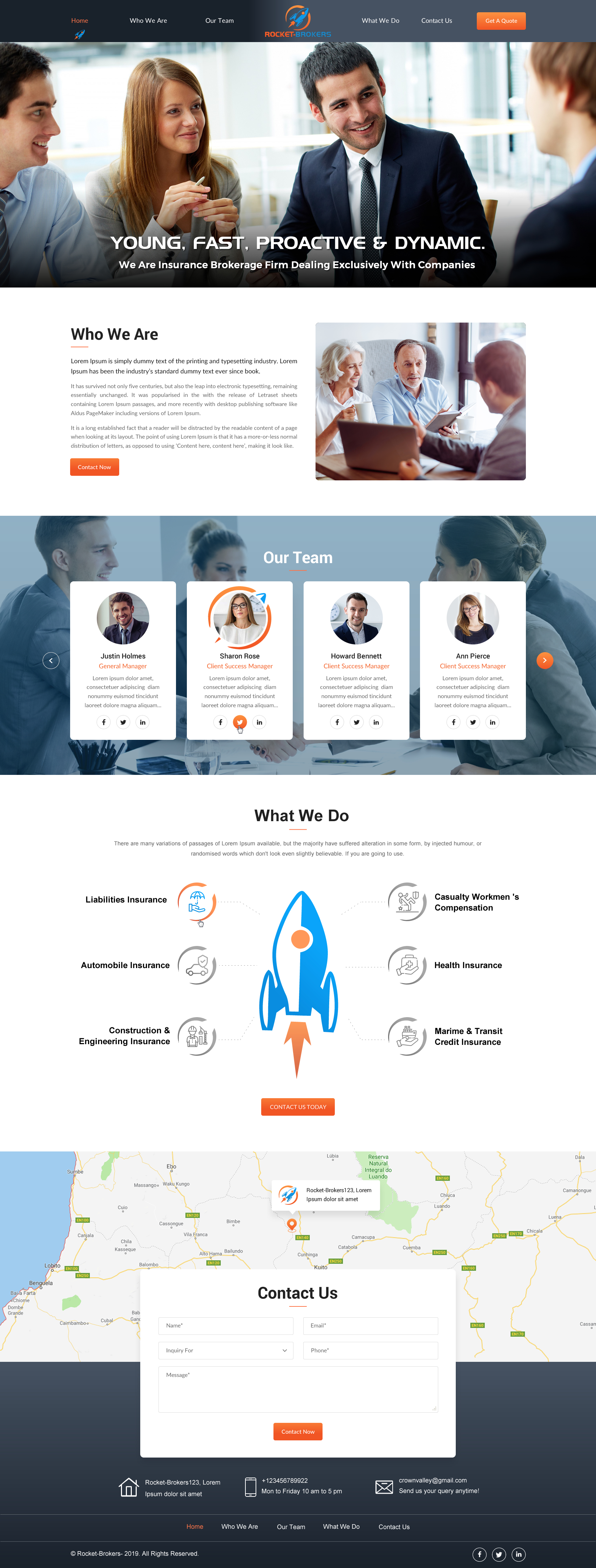 Landing Page Design by Sbss for ROCKET BROKERS | Design #22475305