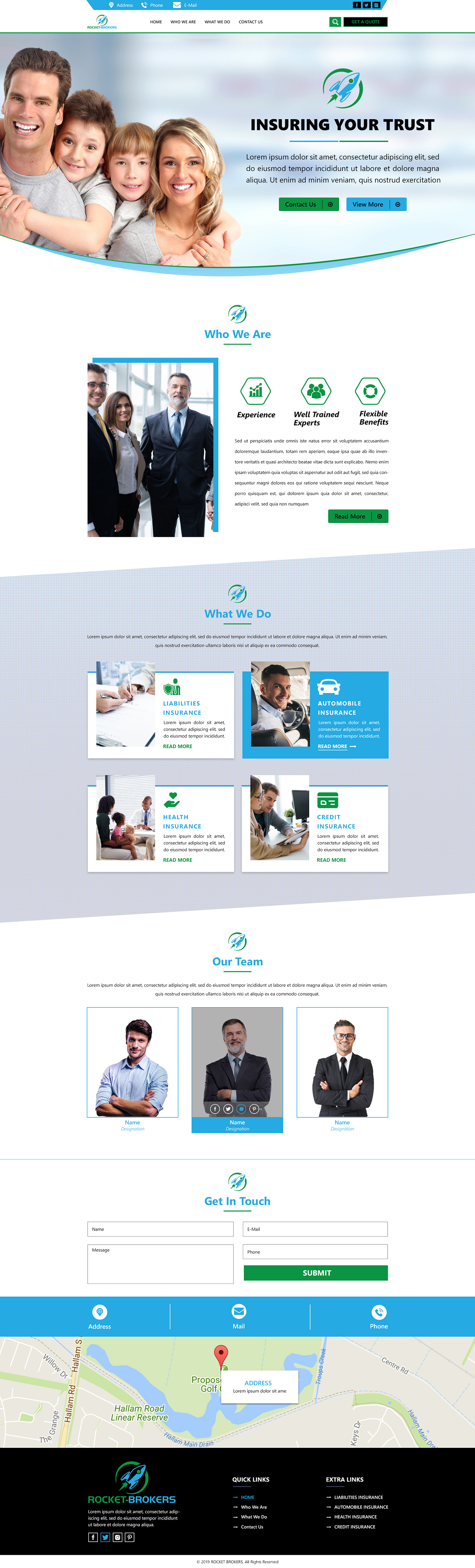 Landing Page-Design von SAI DESIGNS für ROCKET BROKERS | Design #22455980