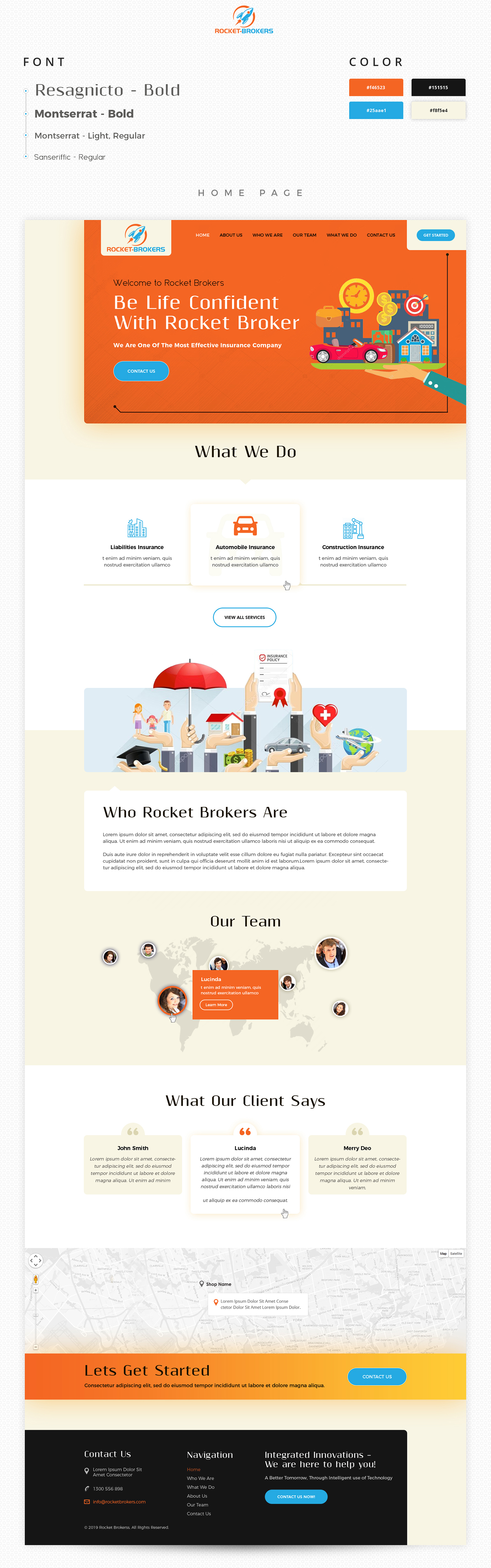 Landing Page Design by PiXthemes for ROCKET BROKERS | Design #22472080