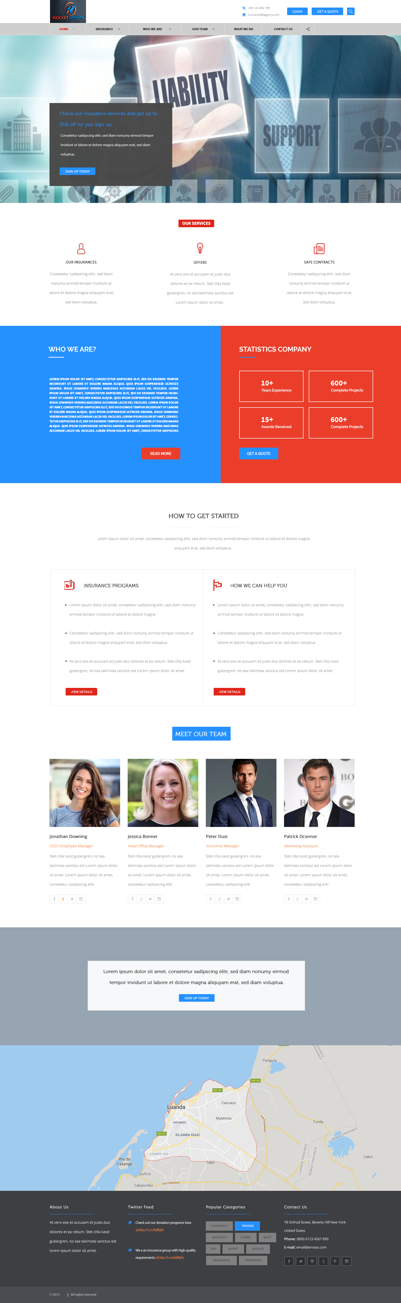 Diseño de Página de Aterrizaje por Saqlain_Umer para ROCKET BROKERS | Diseño #22471313