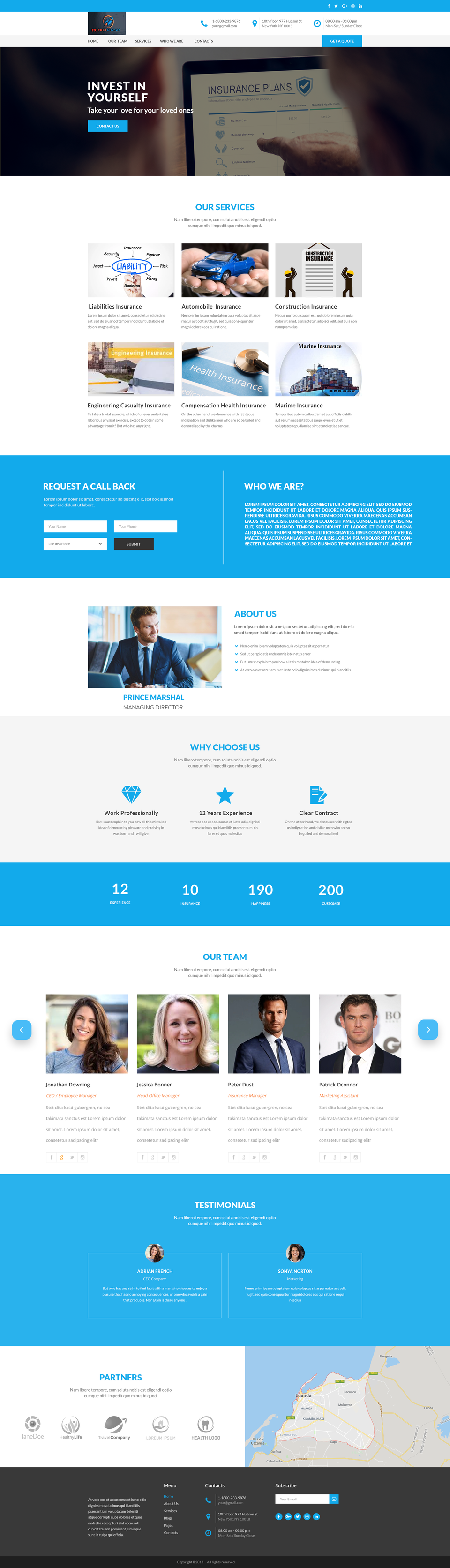Landing Page Design by Saqlain_Umer for ROCKET BROKERS | Design #22475675