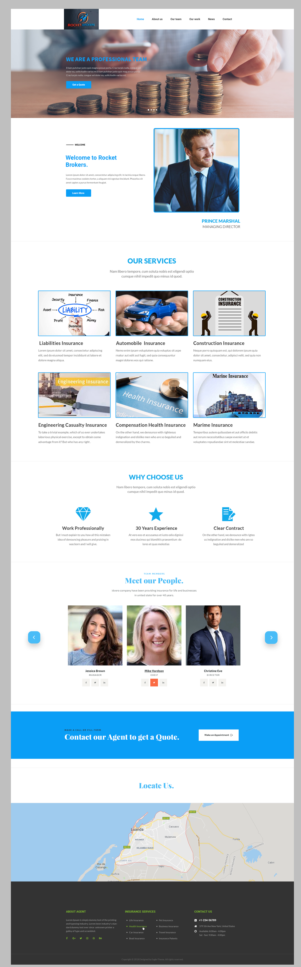 Landing Page Design by Saqlain_Umer for ROCKET BROKERS | Design #22477497