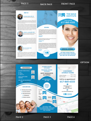 Trifold flyer for our dental clinic (the Smile Institute) | Flyer Design by innovative earth