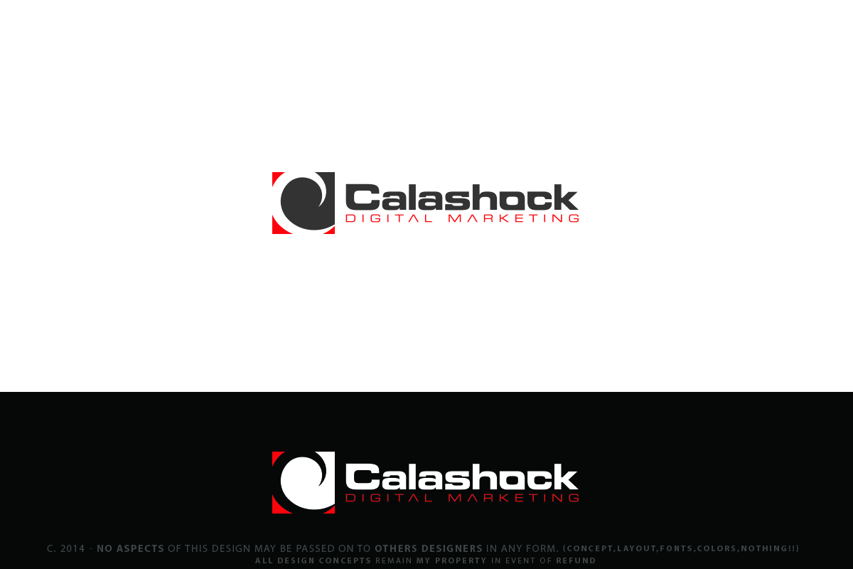 Logo Design by Senseless for Calashock Digital | Design #3417322
