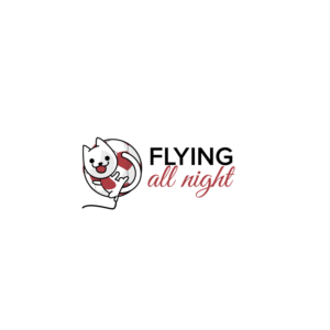 Logo itself does not need text. Banner will need my YouTube channel, FLYINGALLNIGHT, with a twitter info below, @all_flying | Logo Design by Folio360