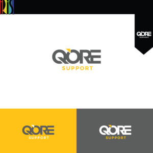 QORE Support  | Logo Design by Iris 3