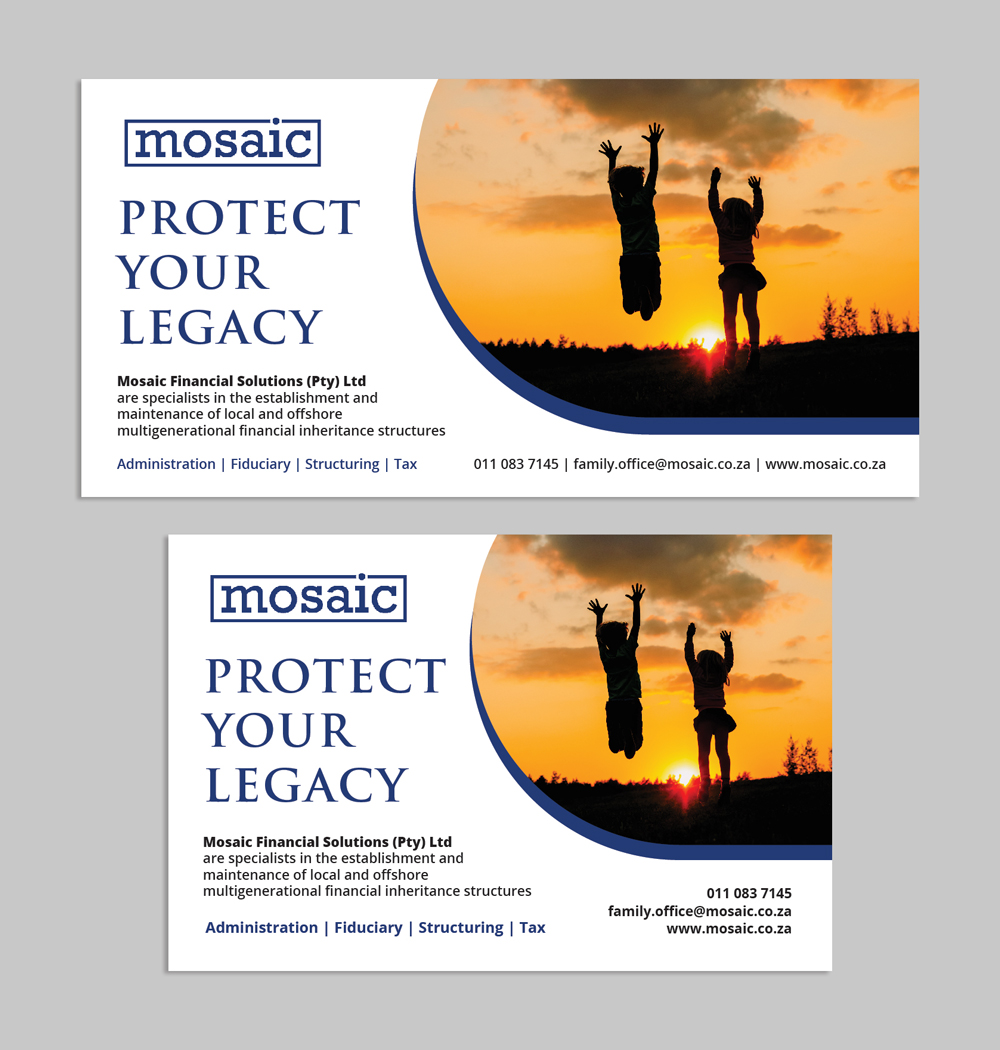 Newspaper Ad Design by AbyJohns for Mosaic Financial Solutions (Pty) Ltd | Design #22451865