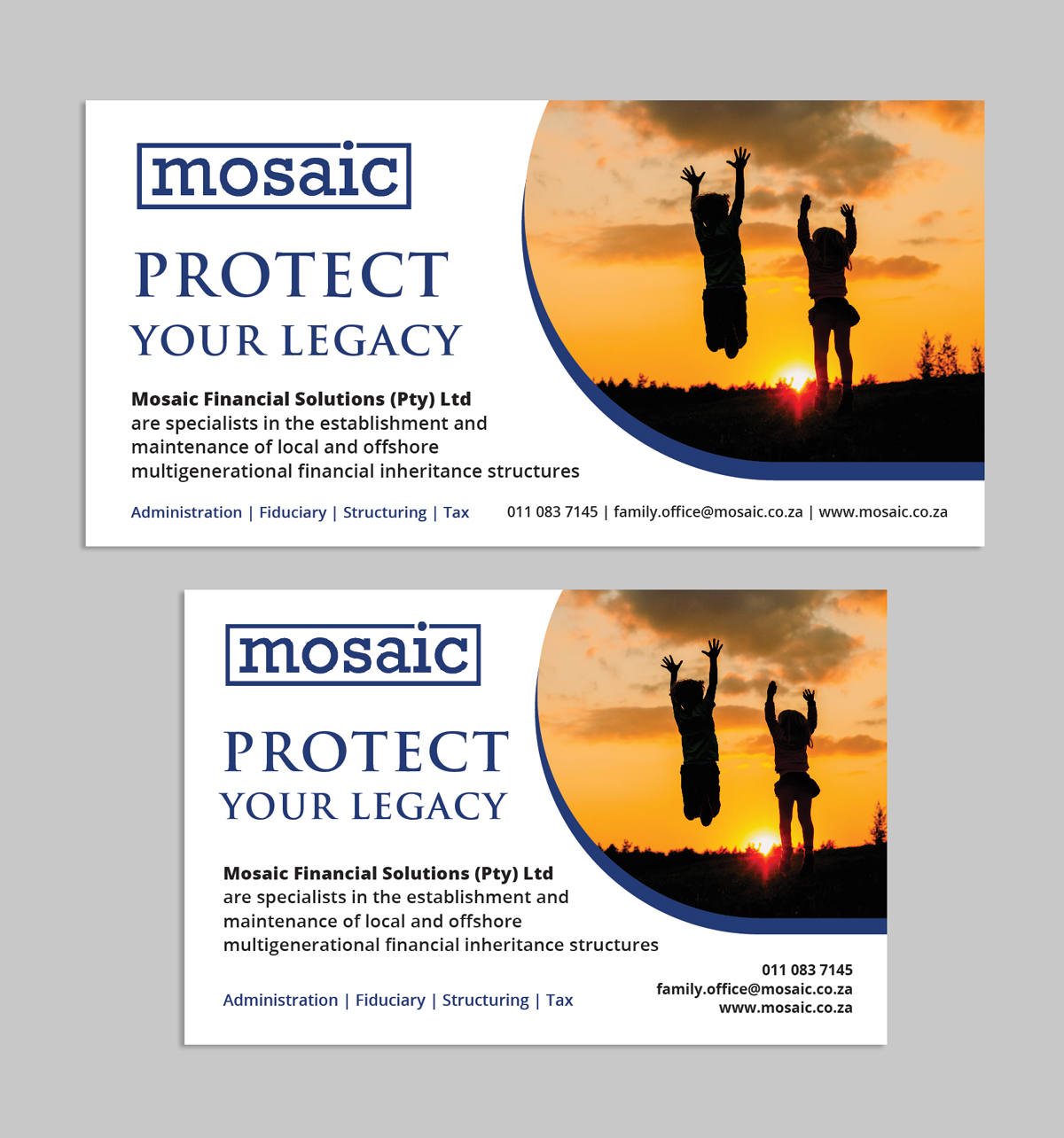 Newspaper Ad Design by AbyJohns for Mosaic Financial Solutions (Pty) Ltd | Design #22458253