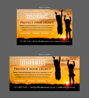 Newspaper Ad Design by Web Skippers for Mosaic Financial Solutions (Pty) Ltd | Design: #22461048