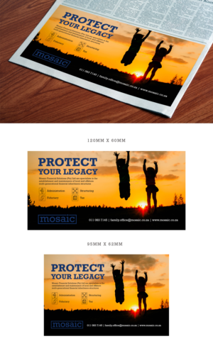 Newspaper Ad Design by Deepak_9_Malhotra for Mosaic Financial Solutions (Pty) Ltd | Design: #22447733