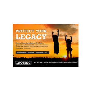 Newspaper Ad Design by Deepak_9_Malhotra for Mosaic Financial Solutions (Pty) Ltd | Design: #22462899