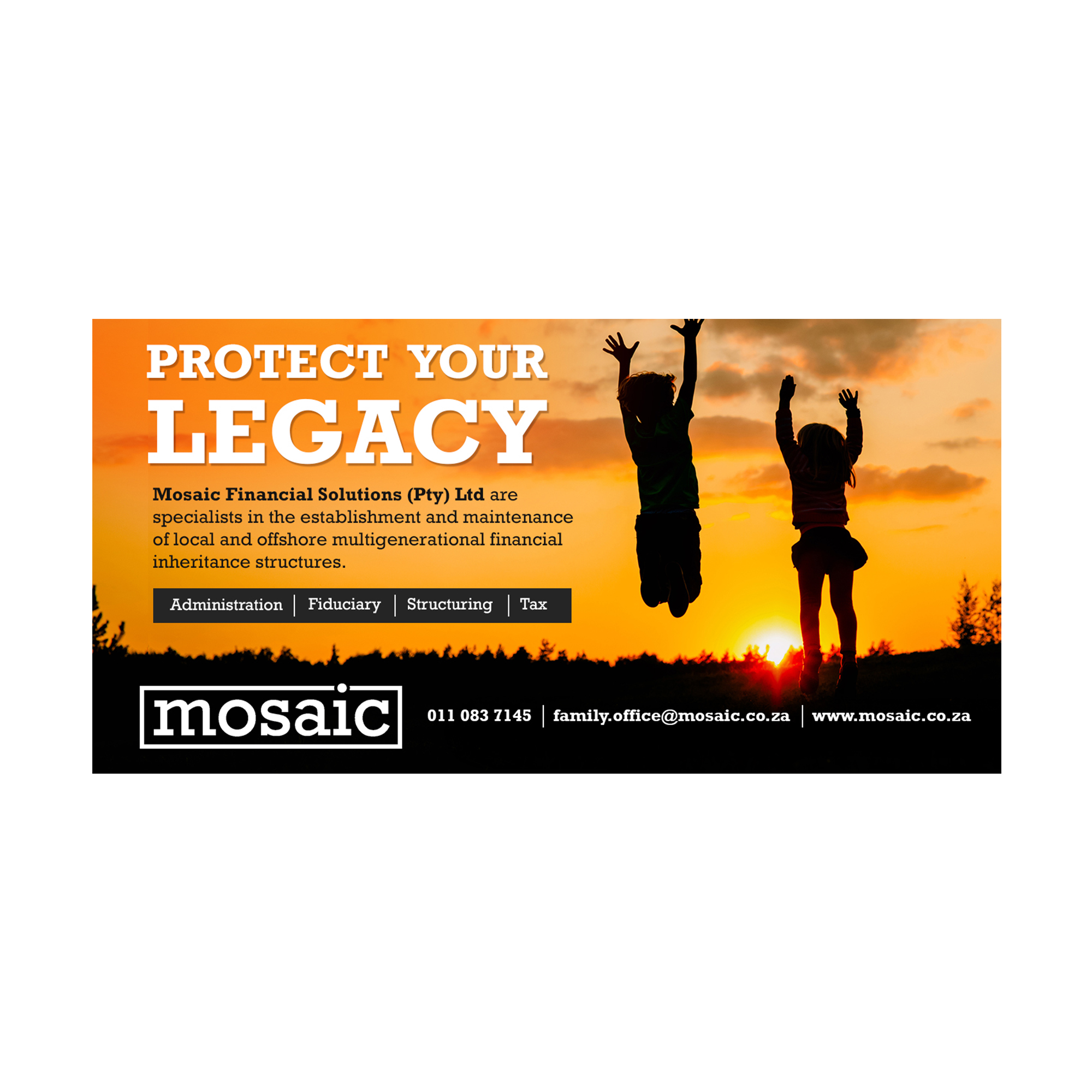 Newspaper Ad Design by Deepak_9_Malhotra for Mosaic Financial Solutions (Pty) Ltd | Design #22462900