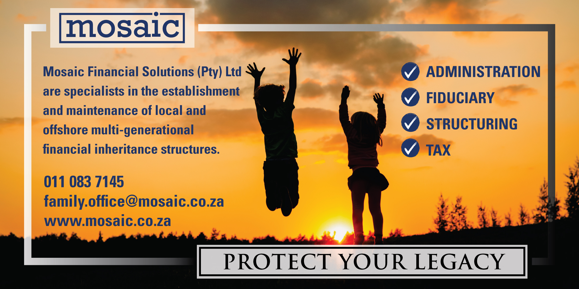 Newspaper Ad Design by cristian lee for Mosaic Financial Solutions (Pty) Ltd | Design #22446736
