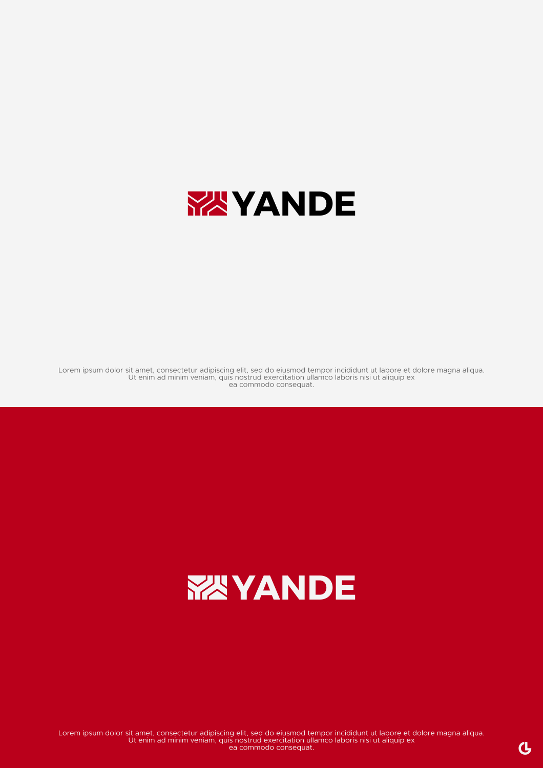 Logo Design by RICKY.T for Yande | Design #22468528