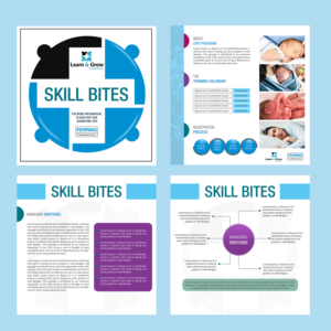 Learn & Grow Academy Development Program - Skill Bites | Flyer Design by ZeneFashions