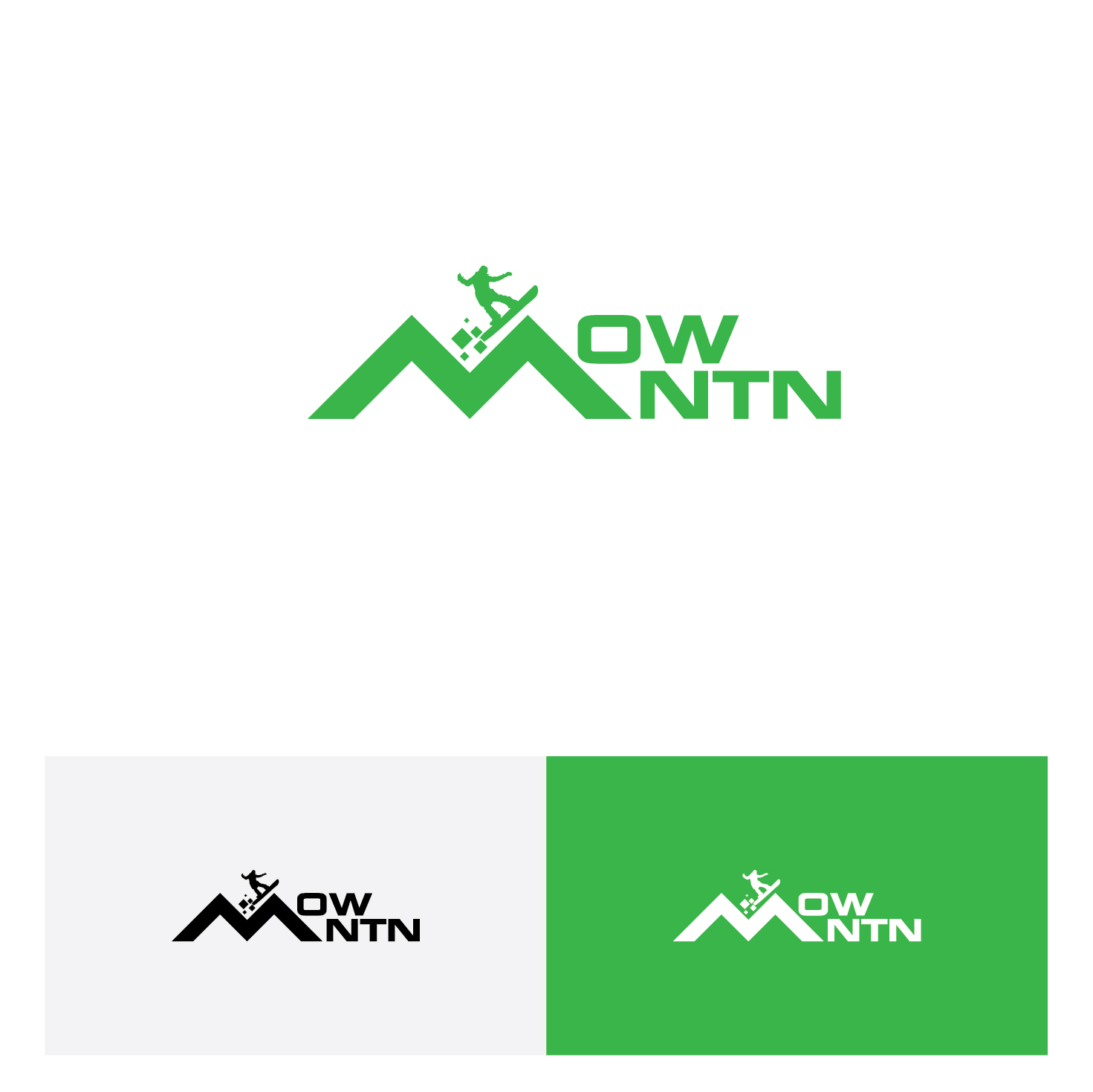 Logo Design by Maxo-Biz for MOWNTN | Design #22460790