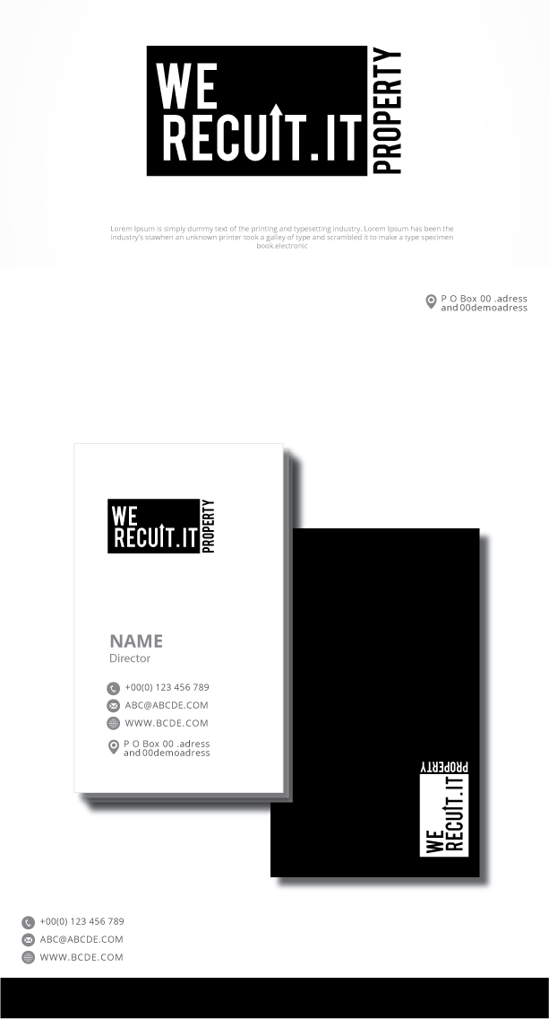 Logo Design by graphicevolution for We Recruit Group | Design #22445503