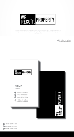 Logo-Design von graphicevolution für We Recruit Group | Design: #22486775