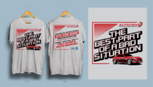 Auto collision and repair shop t shirt | Diseño de Camiseta por Phantom007