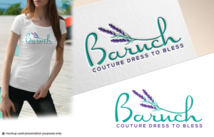 Baruch Couture Dress to Bless  | Logo Design by Juli creation