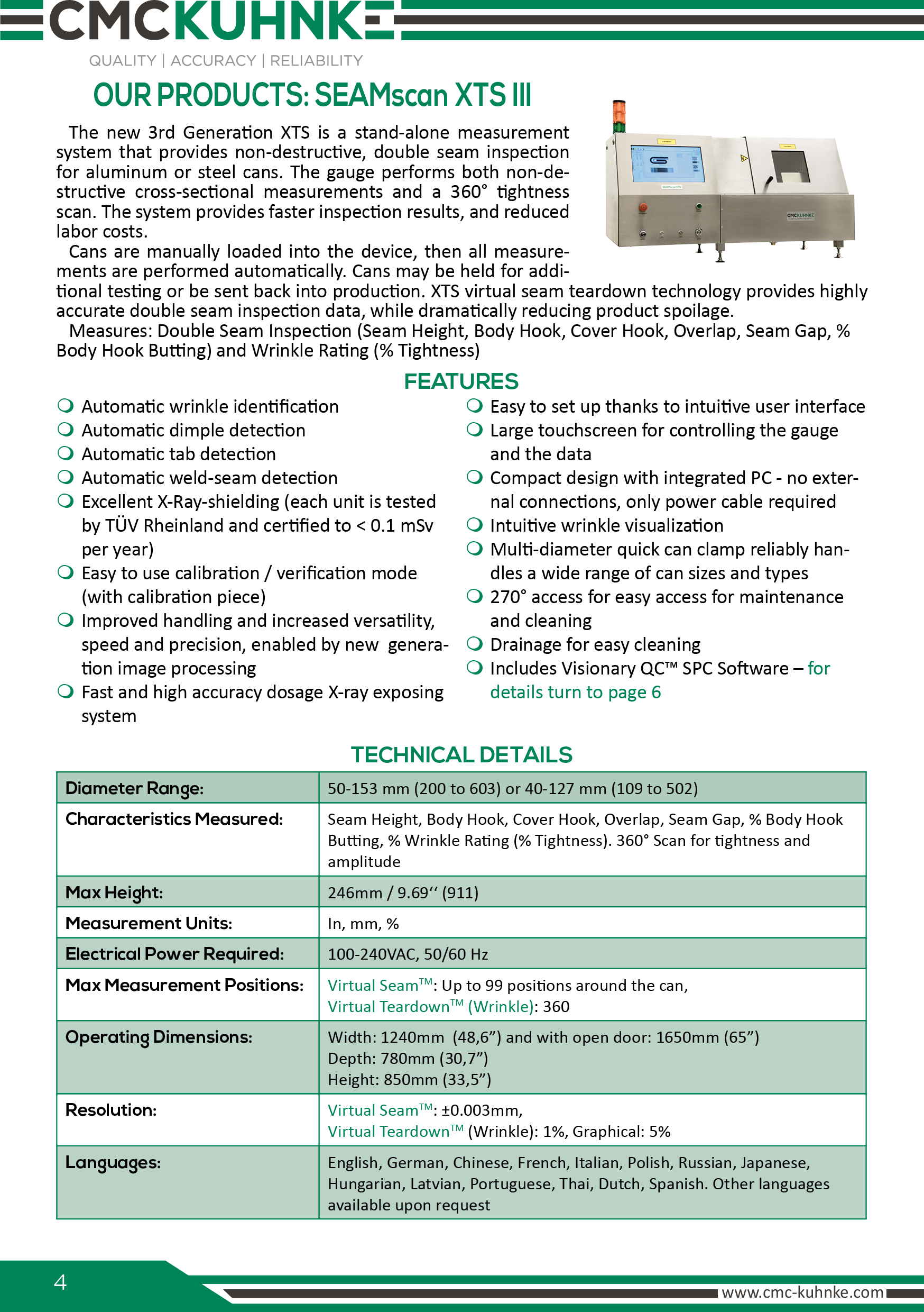 Diseño de Brochure por Sheingart para CMC-Kuhnke GmbH | Diseño #22480938