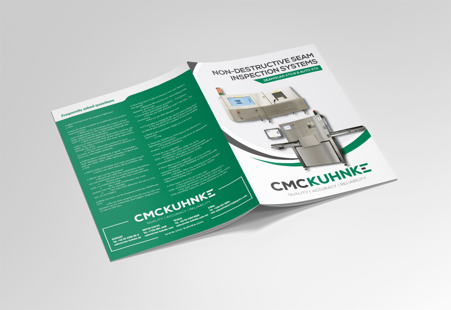Brochure Design by Deziners Zone for CMC-Kuhnke GmbH | Design #22454780