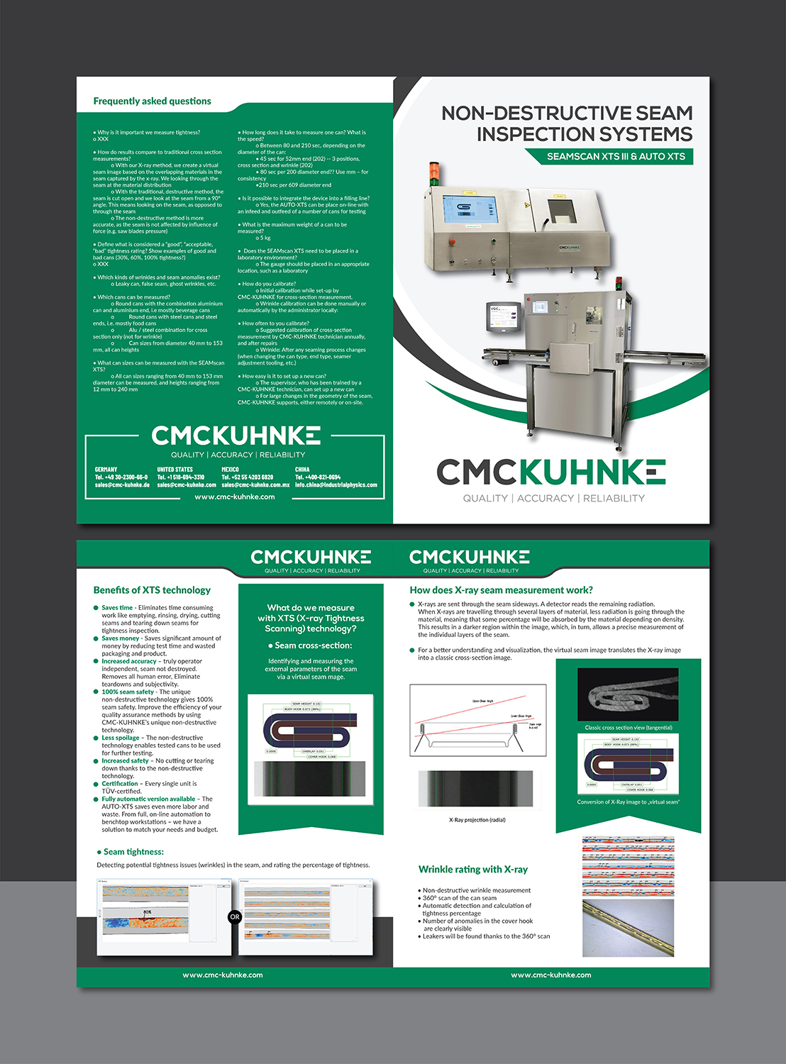 Brochure Design by Deziners Zone for CMC-Kuhnke GmbH | Design #22454781