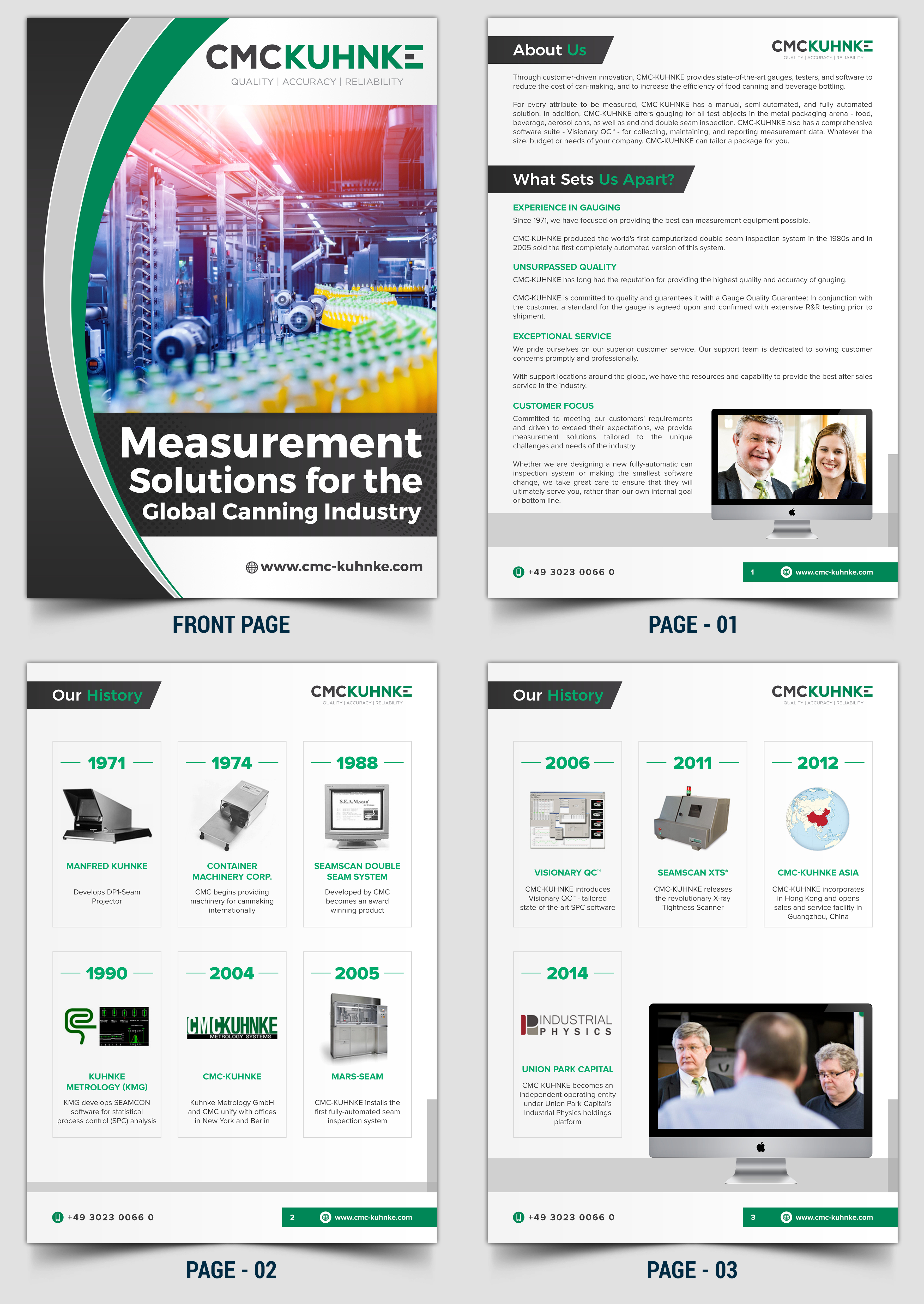 Brochure Design by SAI DESIGNS for CMC-Kuhnke GmbH | Design #22455951
