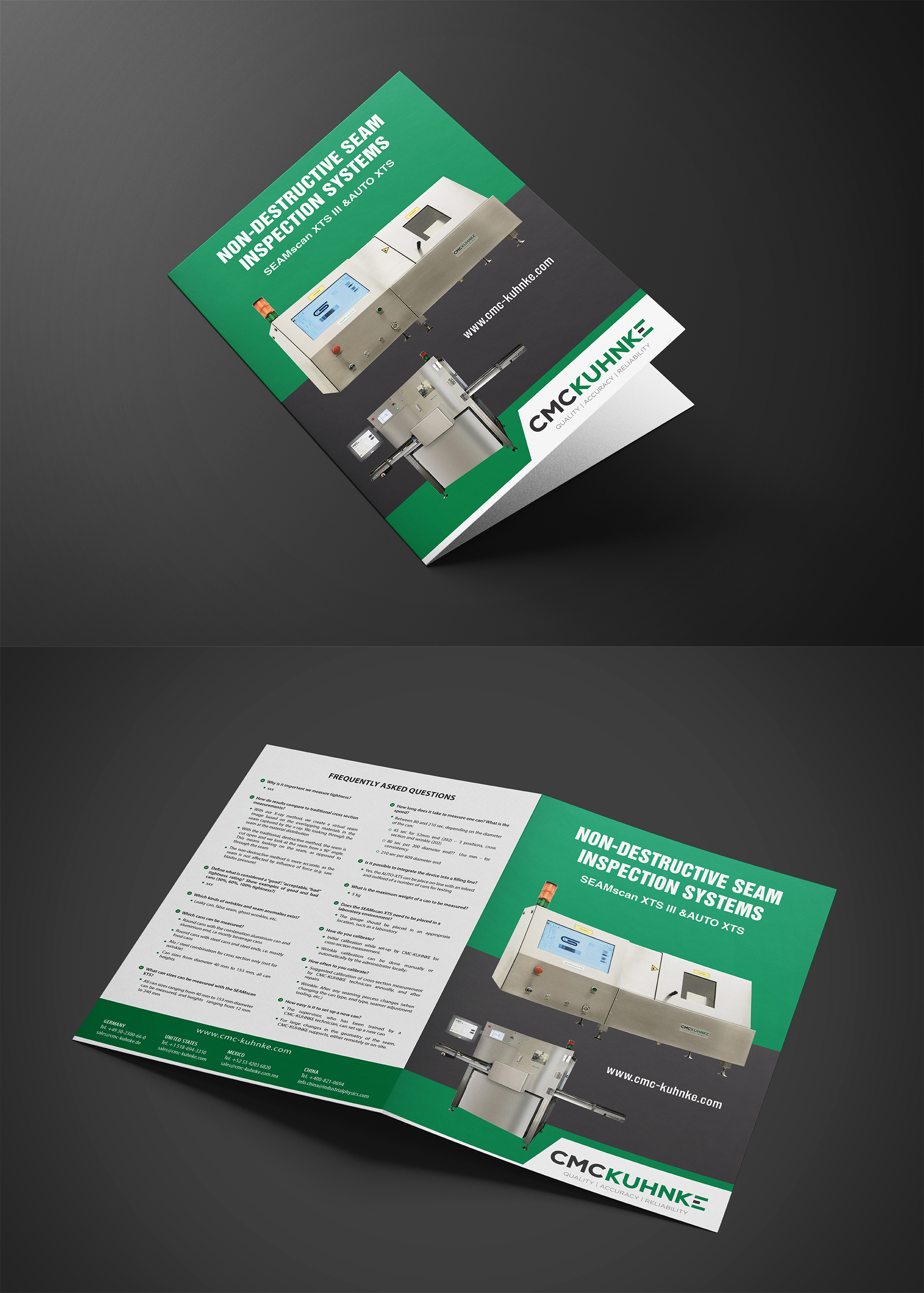 Brochure Design by GraphicsGuru for CMC-Kuhnke GmbH | Design #22456322