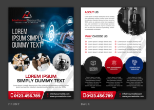 Small company security and risk consulting startup needs an explosive message via marketing colla... | Flyer-Design von SAI DESIGNS